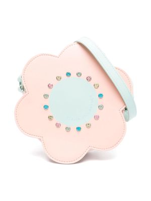 Stella McCartney Kids flower-shaped crossbody bag - Pink