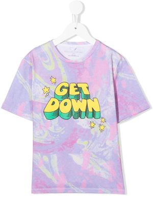 Stella McCartney Kids Get Down tie-dye T-shirt - Purple