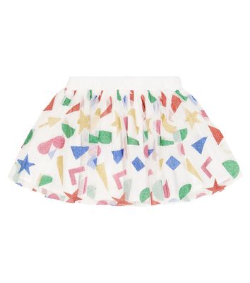 Stella McCartney Kids Glittered tulle skirt