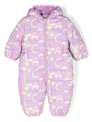 Stella McCartney Kids graphic-print hooded body - Pink