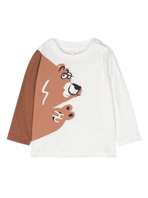 Stella McCartney Kids graphic-print organic cotton sweatshirt - White