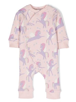 Stella McCartney Kids graphic-print reversible cotton pajamas - Pink