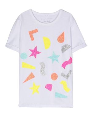 Stella McCartney Kids graphic-print short-sleeve T-shirt - Yellow