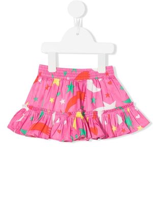 Stella McCartney Kids graphic-print skirt - Pink