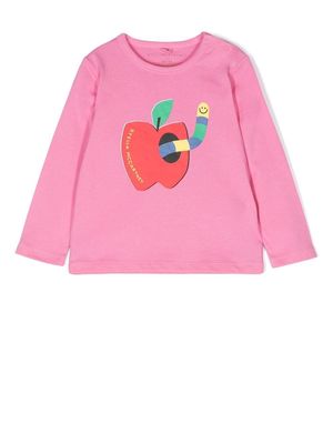Stella McCartney Kids graphic-print top - Pink
