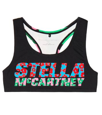 Stella McCartney Kids Logo active crop top
