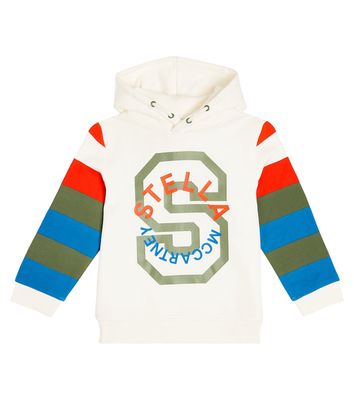 Stella McCartney Kids Logo cotton-blend jersey hoodie