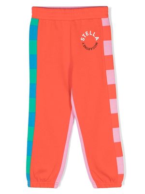 Stella McCartney Kids logo-print elasticated trousers - Pink