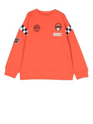 Stella McCartney Kids logo-print sweatshirt - Orange