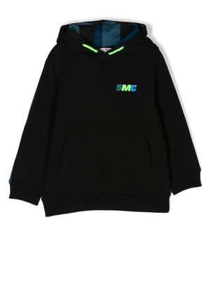 Stella McCartney Kids logo-print zip-up hoodie - Black