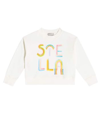Stella McCartney Kids Logo printed cotton sweatshirt
