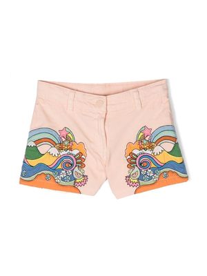 Stella McCartney Kids Love To Dream printed shorts - Pink