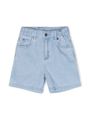 Stella McCartney Kids mid-length organic-cotton shorts - Blue