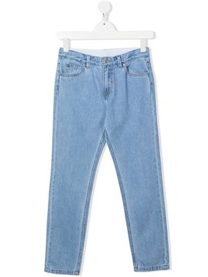 Stella McCartney Kids mid-rise slim-cut jeans - Blue