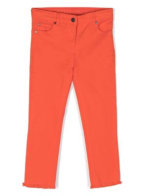 Stella McCartney Kids mid-rise straight-leg jeans - Orange
