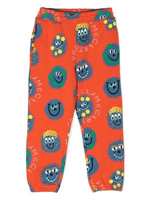 Stella McCartney Kids Monster Faces jogger trousers - Red