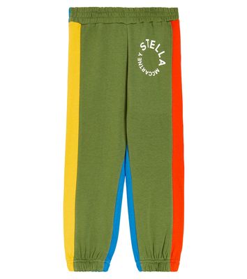 Stella McCartney Kids Patterned cotton-blend pants