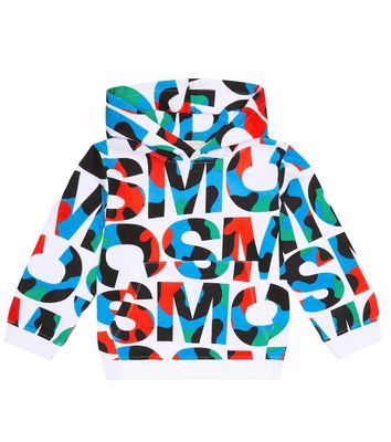 Stella McCartney Kids Printed cotton jersey hoodie