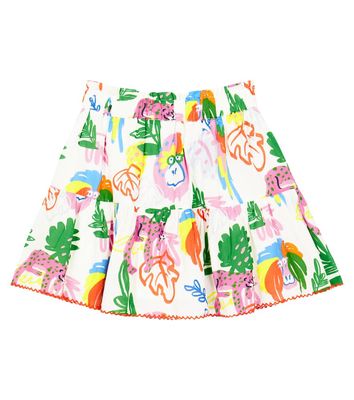 Stella McCartney Kids Printed cotton skirt