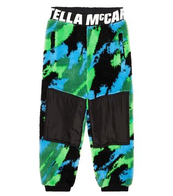 Stella McCartney Kids Printed fleece sweatpants