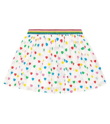 Stella McCartney Kids Printed tulle skirt