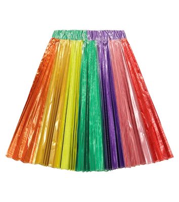 Stella McCartney Kids Rainbow pleated skirt