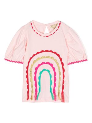 Stella McCartney Kids Rainbow Ribbon blouse - Pink