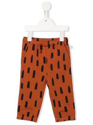 Stella McCartney Kids spot-print drawstring trousers - Brown