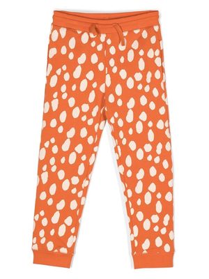 Stella McCartney Kids spot-print track-pants - Orange