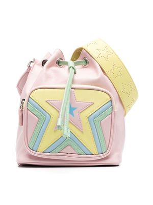 Stella McCartney Kids star-patch bag - Pink