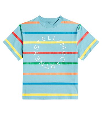 Stella McCartney Kids Striped cotton jersey T-shirt