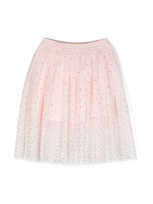 Stella McCartney Kids stud-embellished tutu skirt - Pink
