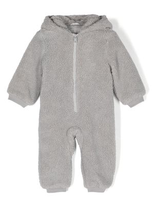 Stella McCartney Kids Teddy zip-up hooded pajamas - Grey
