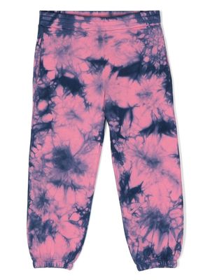 Stella McCartney Kids tie-dye organic cotton leggings - Pink