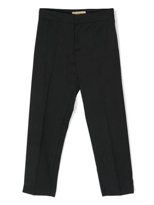 Stella McCartney Kids virging wool blend straight-leg suit trousers - Black