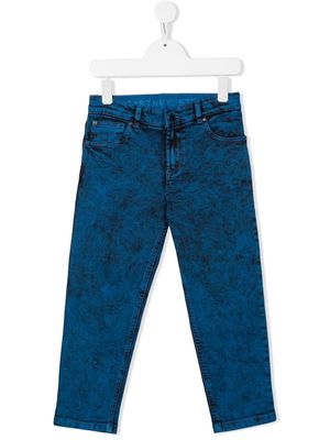 Stella McCartney Kids washed straight-leg jeans - Blue