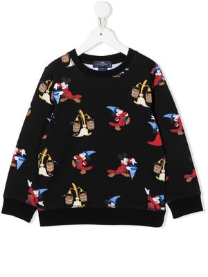 Stella McCartney Kids x Disney Fantasia graphic-print sweatshirt - Black