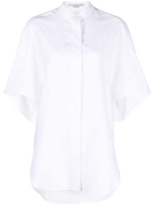 Stella McCartney linen-blend tunic shirt - White