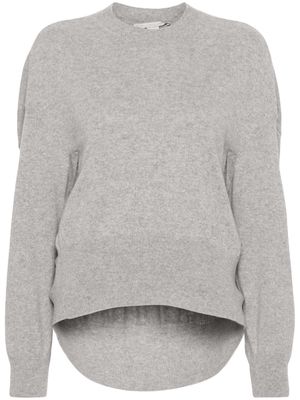 Stella McCartney logo-embroidered jumper - Grey