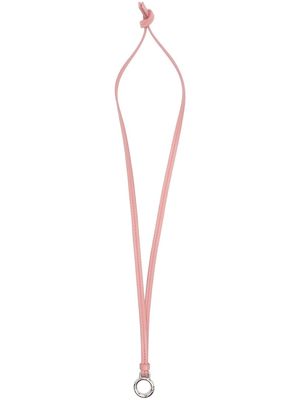 Stella McCartney logo-engraved keyring strap - Pink
