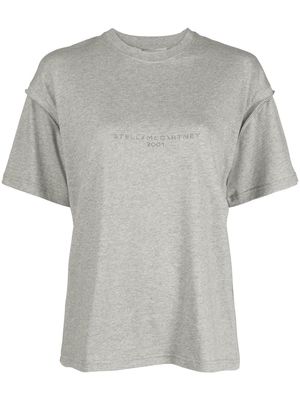 Stella McCartney logo-print cotton T-shirt - Grey