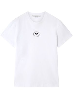 Stella McCartney Lovestruck organic-cotton T-shirt - White