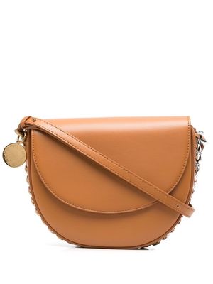 Stella McCartney medium Frayme flap shoulder bag - Brown