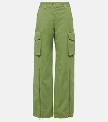 Stella McCartney Mid-rise cotton cargo pants