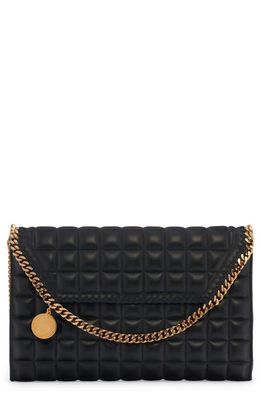 Stella McCartney Mini Falabella Quilted Faux Leather Crossbody Bag in 1000 Black