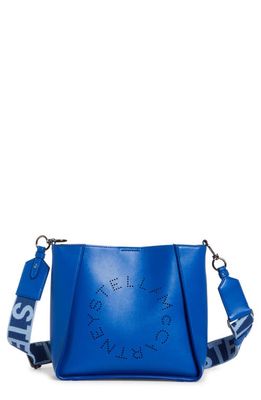 Stella McCartney Mini Faux Leather Crossbody Bag in 4370 Jewel Blue