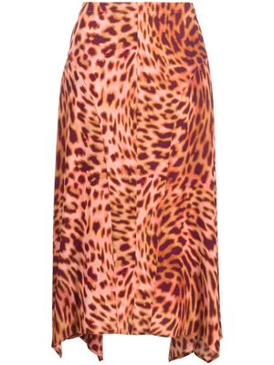 Stella McCartney Nayah A-line midi skirt - Pink