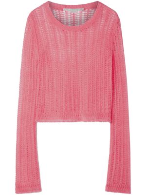 Stella McCartney open-knit jumper - Pink