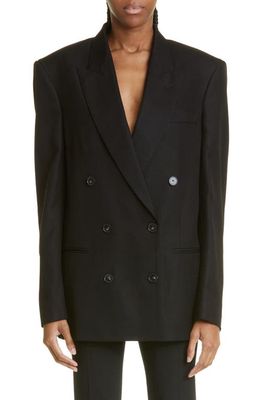 Stella McCartney Oversize Double Breasted Jacket in Black