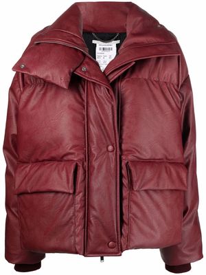 Stella McCartney oversized puffer jacket - Red